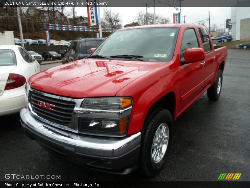 Fire Red / Ebony 2011 GMC Canyon SLE Crew Cab 4x4