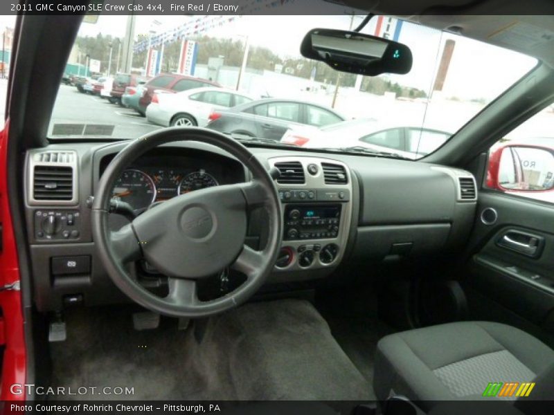 Fire Red / Ebony 2011 GMC Canyon SLE Crew Cab 4x4