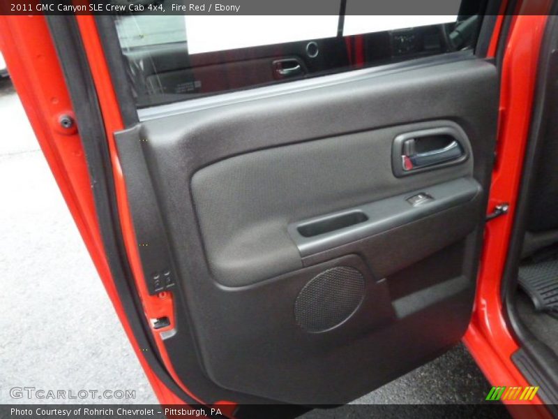 Fire Red / Ebony 2011 GMC Canyon SLE Crew Cab 4x4