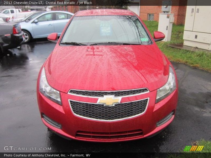 Crystal Red Metallic / Jet Black 2012 Chevrolet Cruze LT