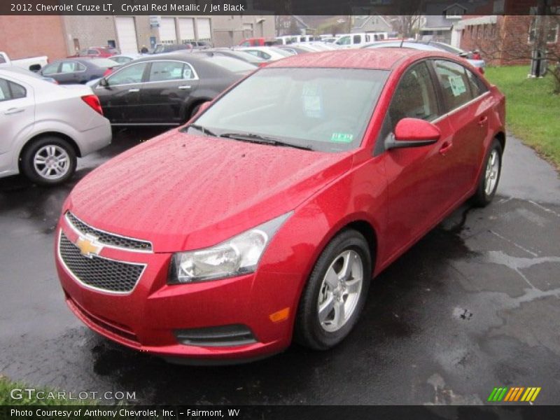 Crystal Red Metallic / Jet Black 2012 Chevrolet Cruze LT