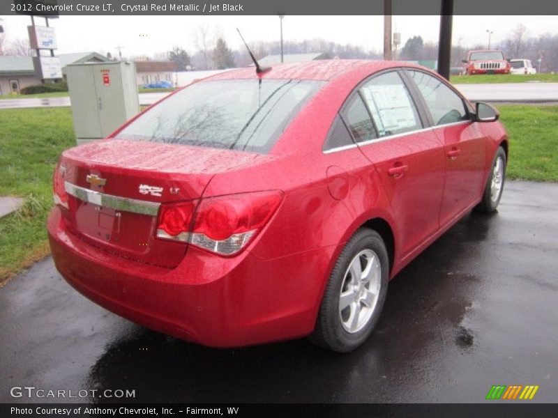 Crystal Red Metallic / Jet Black 2012 Chevrolet Cruze LT