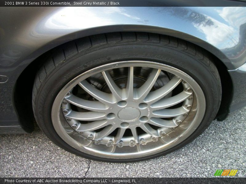 Steel Grey Metallic / Black 2001 BMW 3 Series 330i Convertible