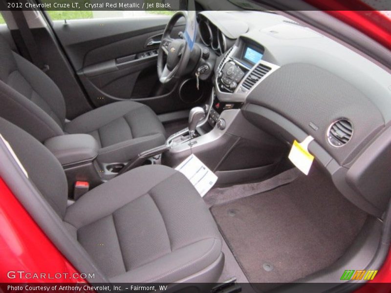 Crystal Red Metallic / Jet Black 2012 Chevrolet Cruze LT