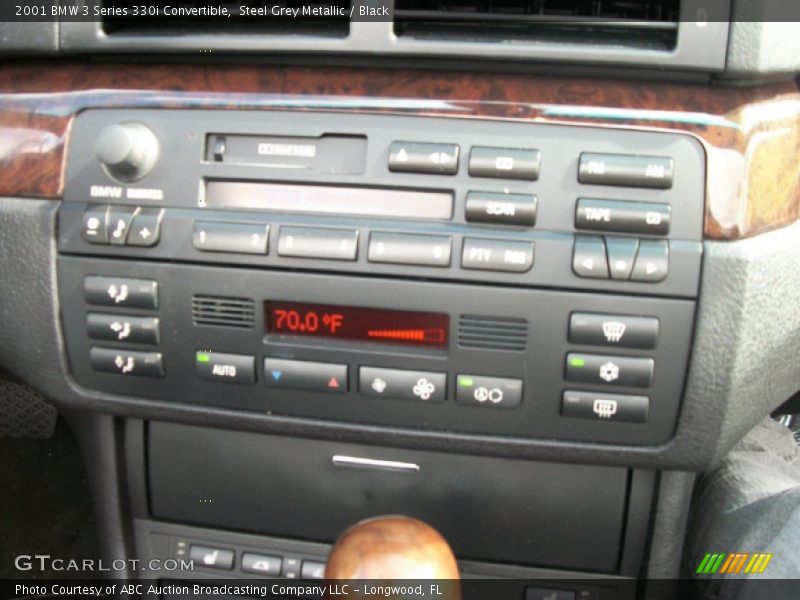 Steel Grey Metallic / Black 2001 BMW 3 Series 330i Convertible