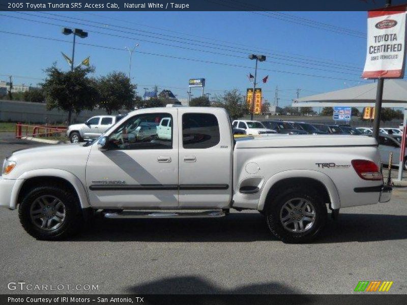 Natural White / Taupe 2005 Toyota Tundra SR5 Access Cab