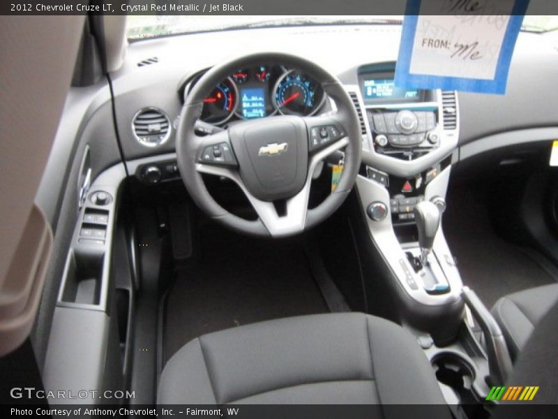 Crystal Red Metallic / Jet Black 2012 Chevrolet Cruze LT