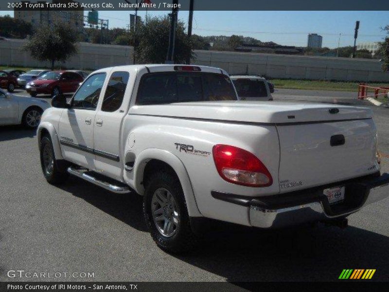 Natural White / Taupe 2005 Toyota Tundra SR5 Access Cab