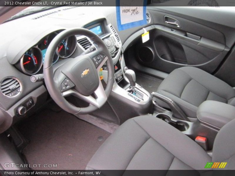 Crystal Red Metallic / Jet Black 2012 Chevrolet Cruze LT