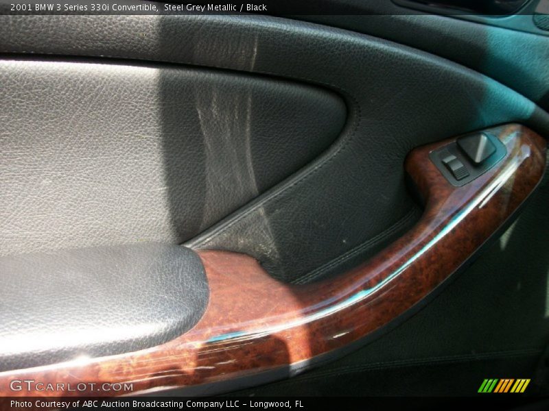 Steel Grey Metallic / Black 2001 BMW 3 Series 330i Convertible