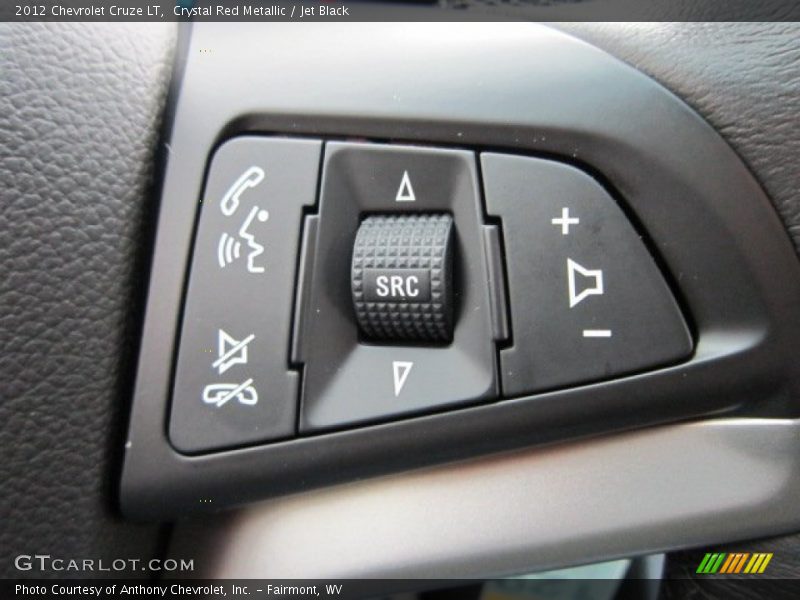 Crystal Red Metallic / Jet Black 2012 Chevrolet Cruze LT