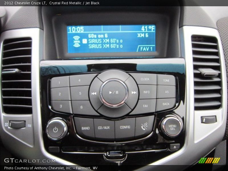 Crystal Red Metallic / Jet Black 2012 Chevrolet Cruze LT