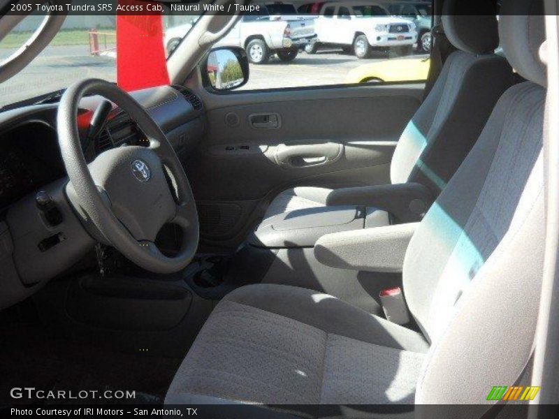 Natural White / Taupe 2005 Toyota Tundra SR5 Access Cab