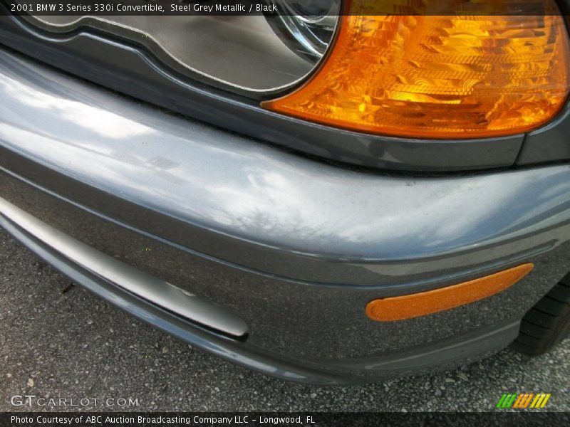 Steel Grey Metallic / Black 2001 BMW 3 Series 330i Convertible