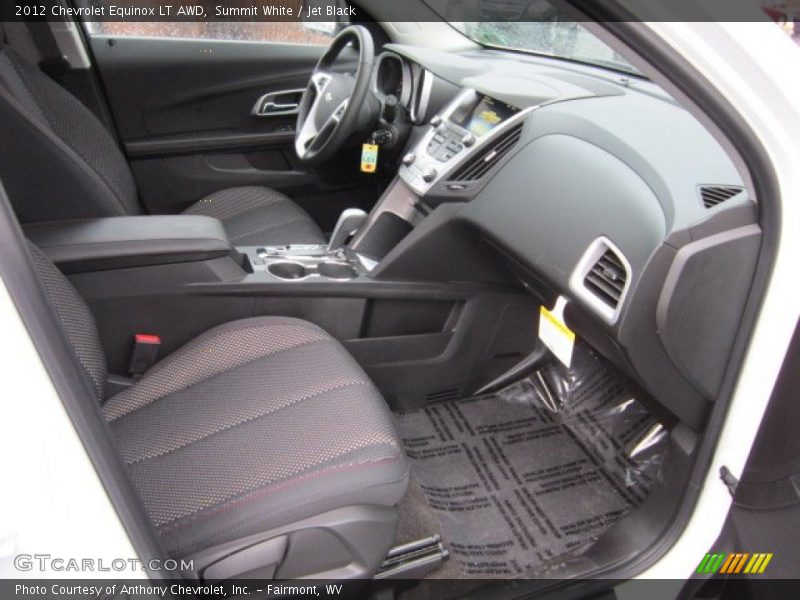 Summit White / Jet Black 2012 Chevrolet Equinox LT AWD