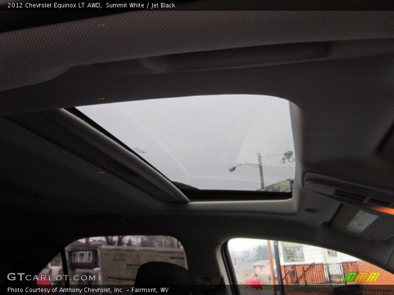 Summit White / Jet Black 2012 Chevrolet Equinox LT AWD