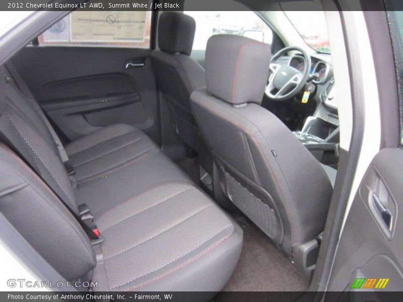 Summit White / Jet Black 2012 Chevrolet Equinox LT AWD