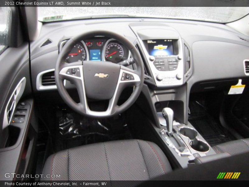 Summit White / Jet Black 2012 Chevrolet Equinox LT AWD