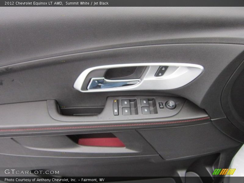 Summit White / Jet Black 2012 Chevrolet Equinox LT AWD