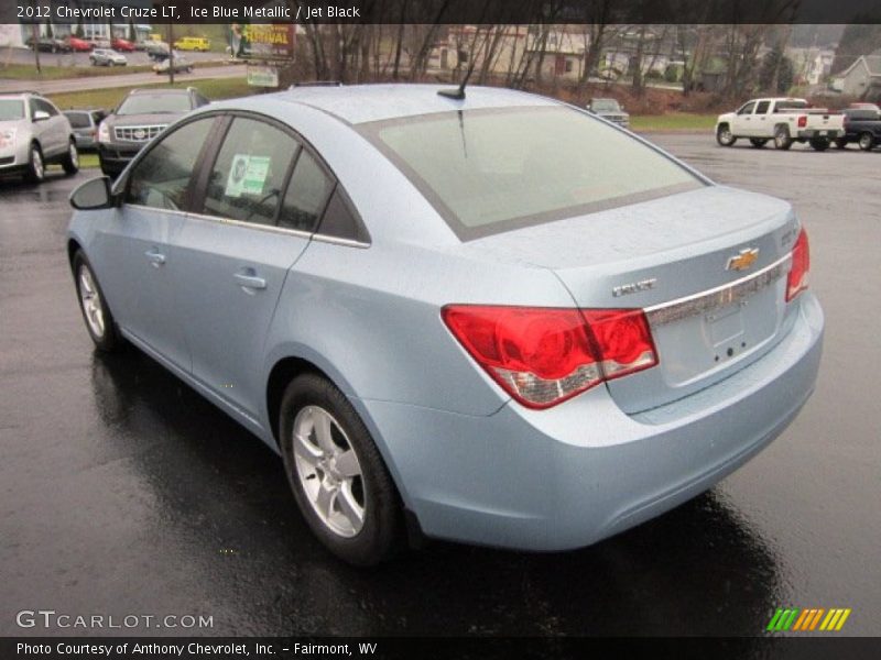 Ice Blue Metallic / Jet Black 2012 Chevrolet Cruze LT