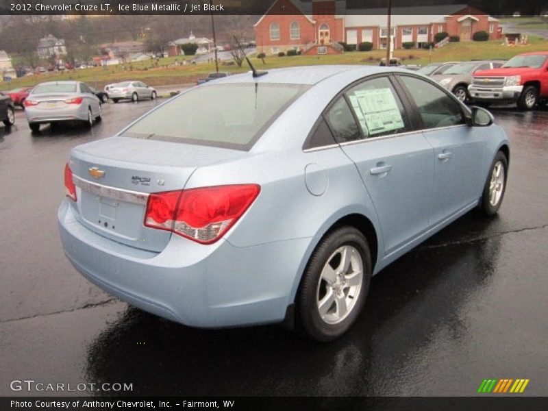 Ice Blue Metallic / Jet Black 2012 Chevrolet Cruze LT