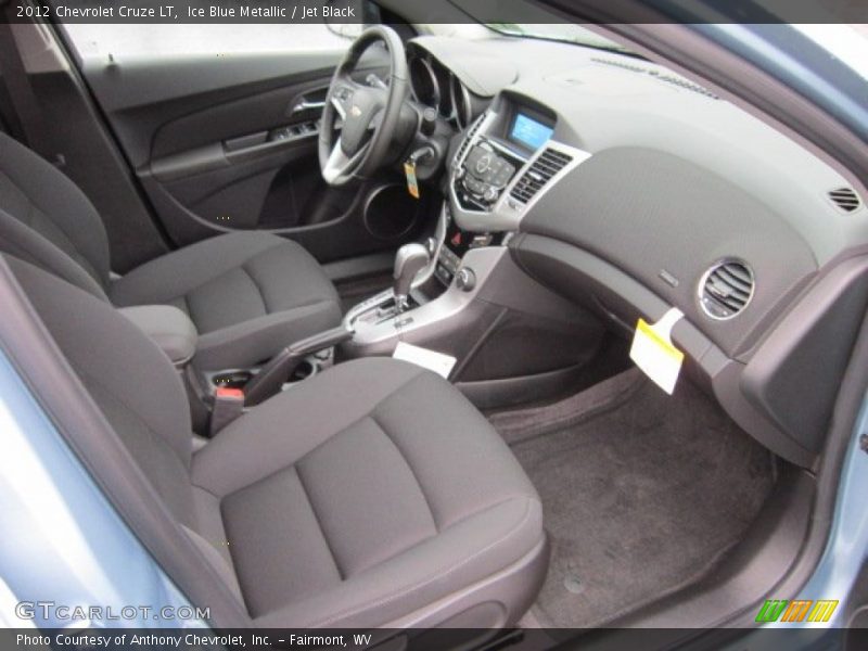 Ice Blue Metallic / Jet Black 2012 Chevrolet Cruze LT