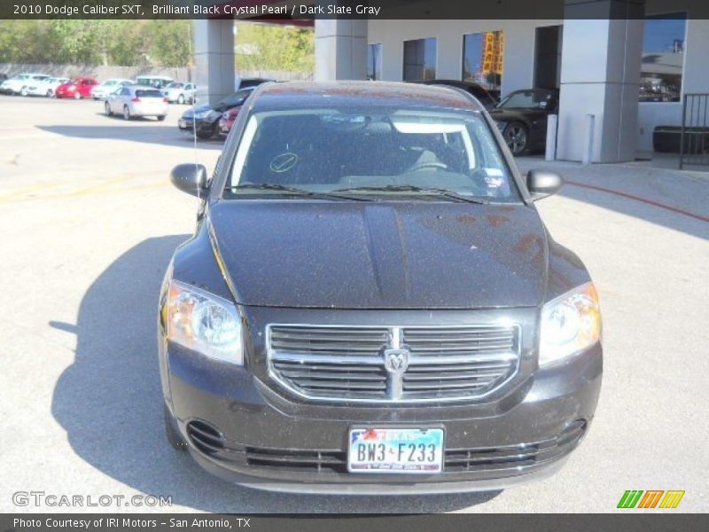 Brilliant Black Crystal Pearl / Dark Slate Gray 2010 Dodge Caliber SXT