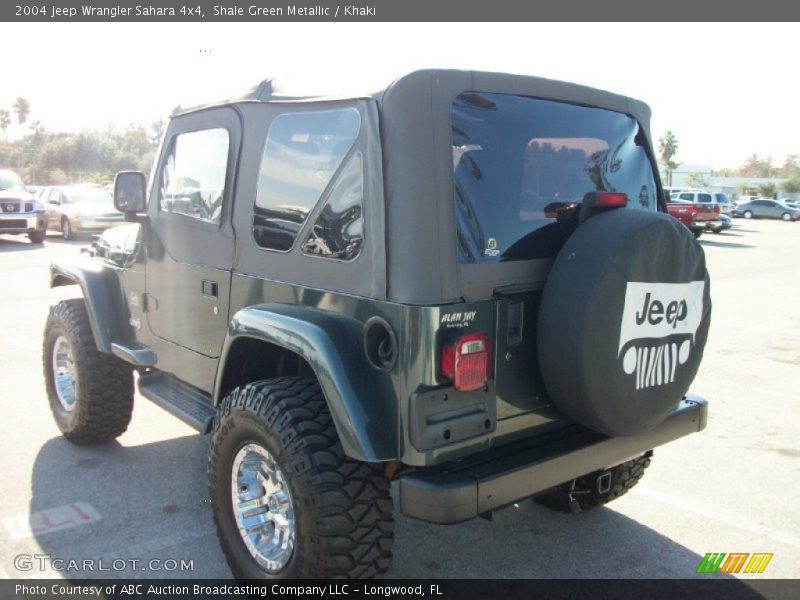 Shale Green Metallic / Khaki 2004 Jeep Wrangler Sahara 4x4