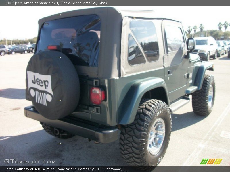 Shale Green Metallic / Khaki 2004 Jeep Wrangler Sahara 4x4
