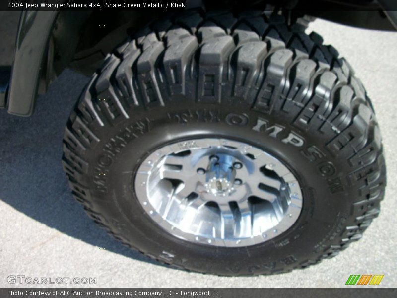 Shale Green Metallic / Khaki 2004 Jeep Wrangler Sahara 4x4