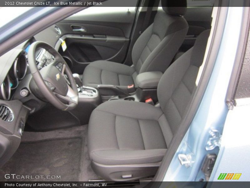 Ice Blue Metallic / Jet Black 2012 Chevrolet Cruze LT