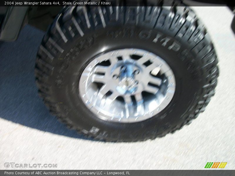Shale Green Metallic / Khaki 2004 Jeep Wrangler Sahara 4x4