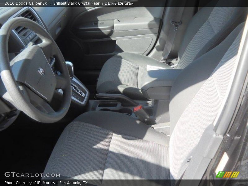 Brilliant Black Crystal Pearl / Dark Slate Gray 2010 Dodge Caliber SXT