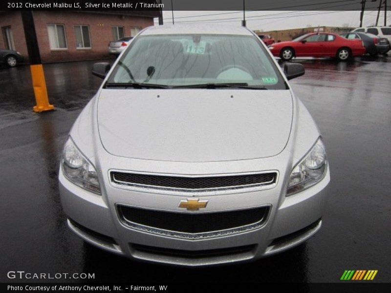 Silver Ice Metallic / Titanium 2012 Chevrolet Malibu LS
