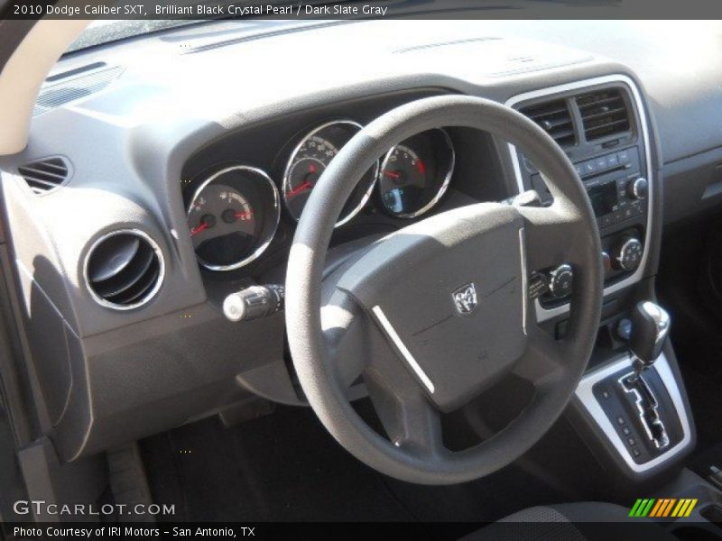 Brilliant Black Crystal Pearl / Dark Slate Gray 2010 Dodge Caliber SXT