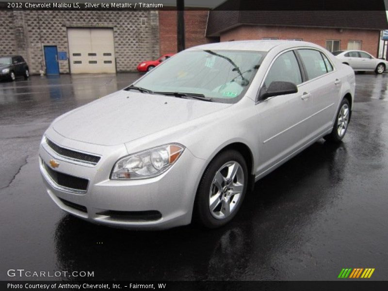Silver Ice Metallic / Titanium 2012 Chevrolet Malibu LS
