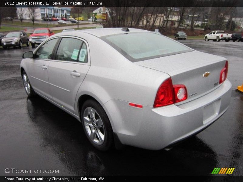 Silver Ice Metallic / Titanium 2012 Chevrolet Malibu LS