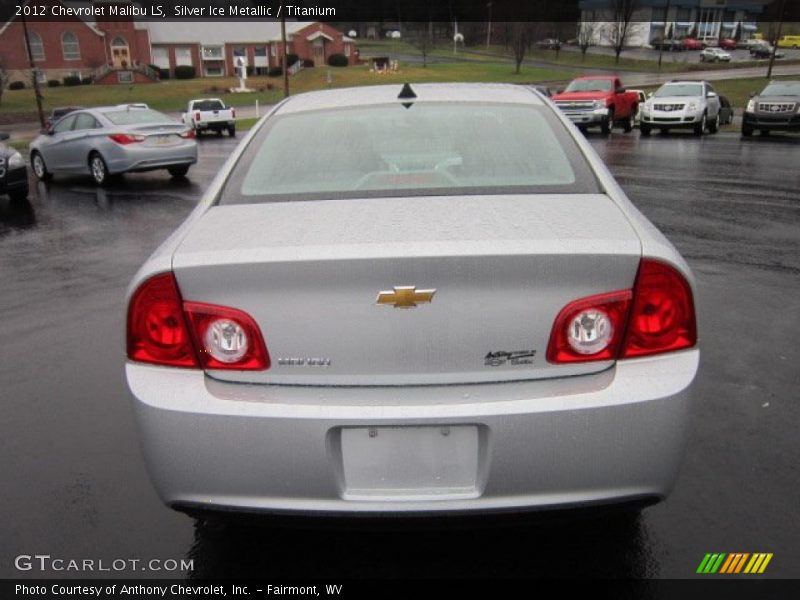 Silver Ice Metallic / Titanium 2012 Chevrolet Malibu LS