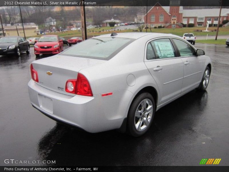 Silver Ice Metallic / Titanium 2012 Chevrolet Malibu LS