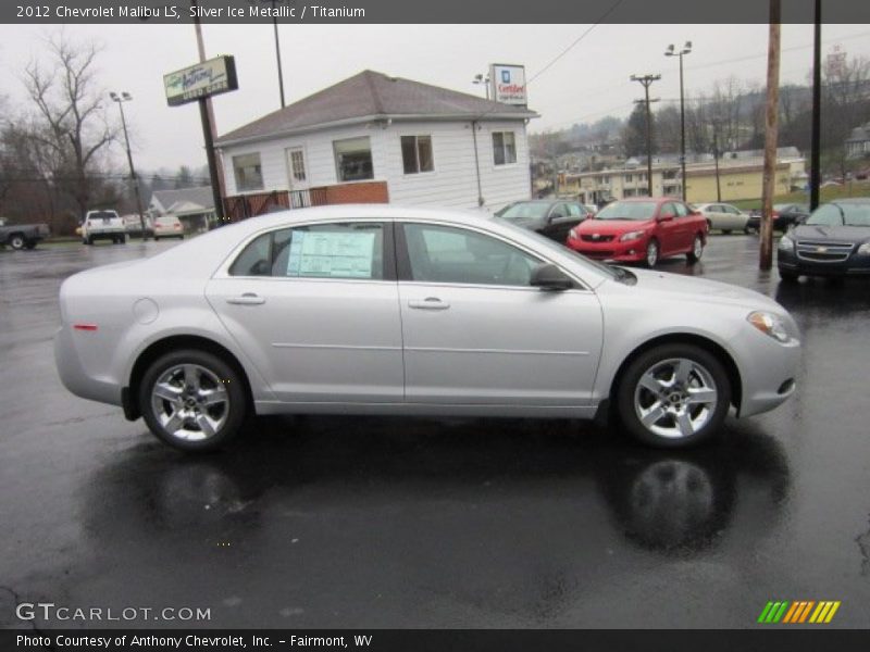 Silver Ice Metallic / Titanium 2012 Chevrolet Malibu LS
