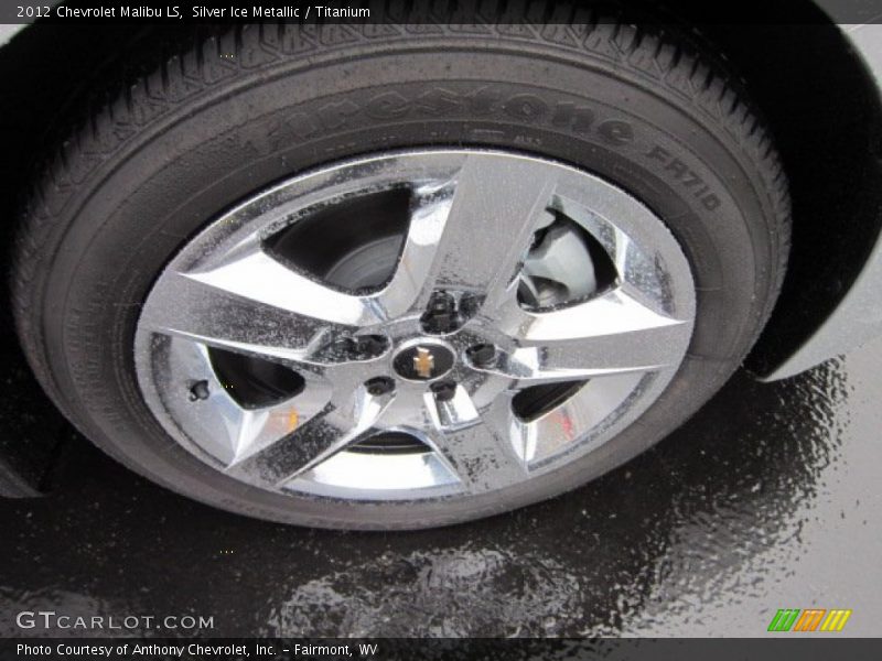 Silver Ice Metallic / Titanium 2012 Chevrolet Malibu LS