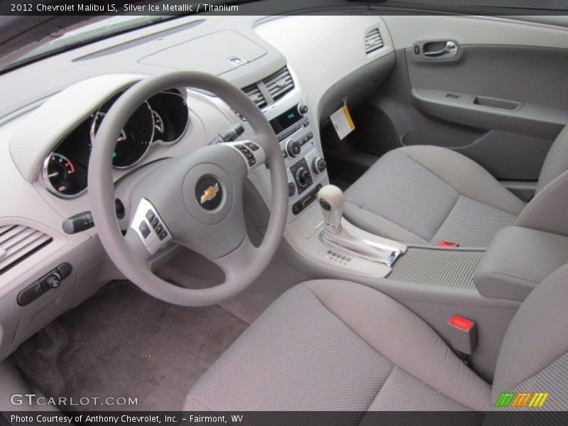 Silver Ice Metallic / Titanium 2012 Chevrolet Malibu LS