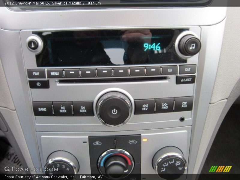 Silver Ice Metallic / Titanium 2012 Chevrolet Malibu LS