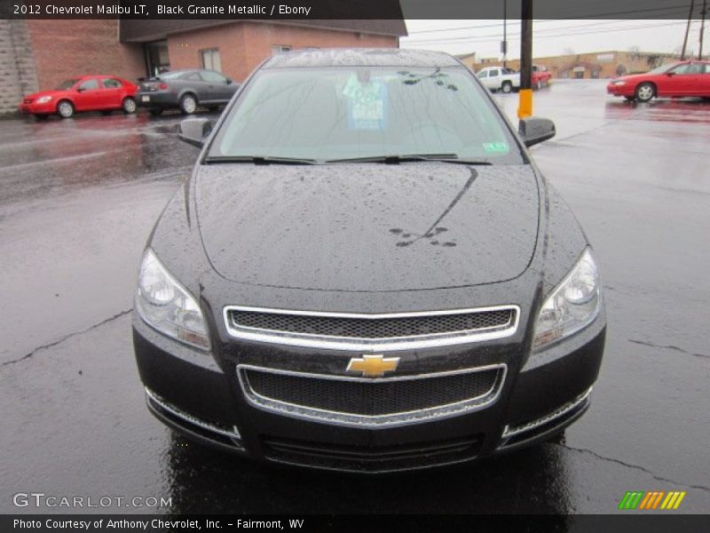 Black Granite Metallic / Ebony 2012 Chevrolet Malibu LT