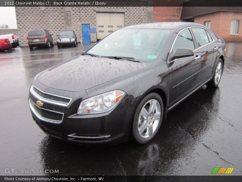Black Granite Metallic / Ebony 2012 Chevrolet Malibu LT