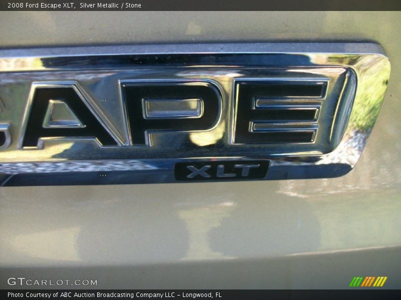 Silver Metallic / Stone 2008 Ford Escape XLT