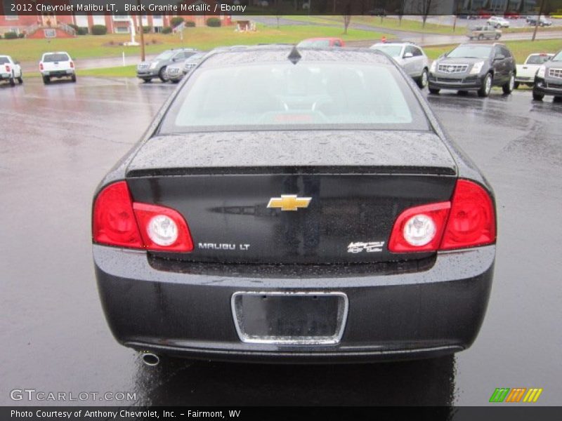 Black Granite Metallic / Ebony 2012 Chevrolet Malibu LT