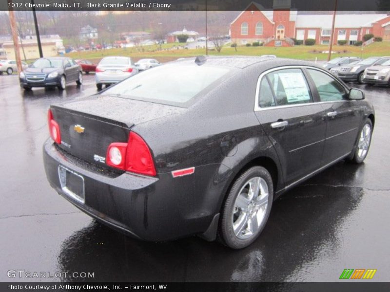 Black Granite Metallic / Ebony 2012 Chevrolet Malibu LT