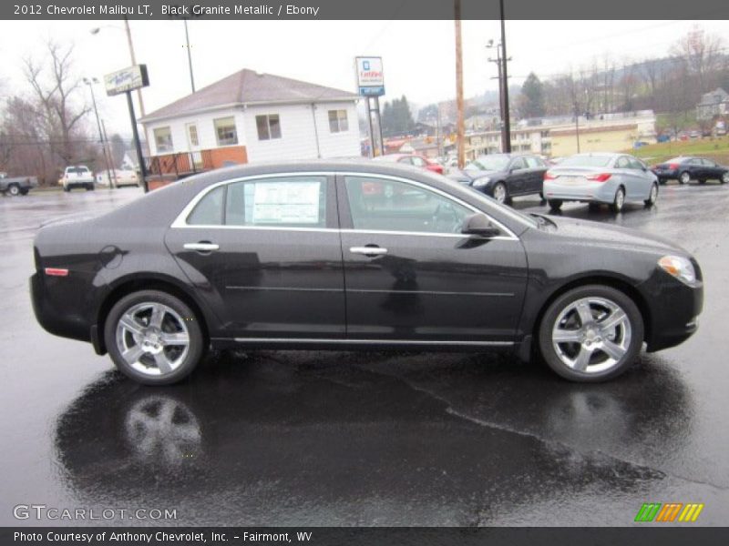 Black Granite Metallic / Ebony 2012 Chevrolet Malibu LT