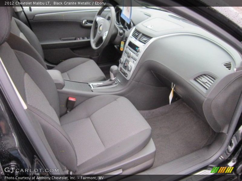 Black Granite Metallic / Ebony 2012 Chevrolet Malibu LT